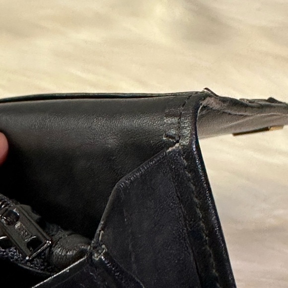 DUNHILL leather long wallet in black - Picture 7 of 17